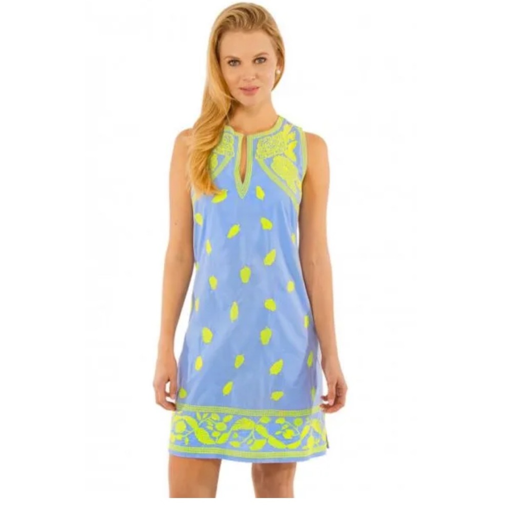 Gretchen Scott embroidered dress NWT